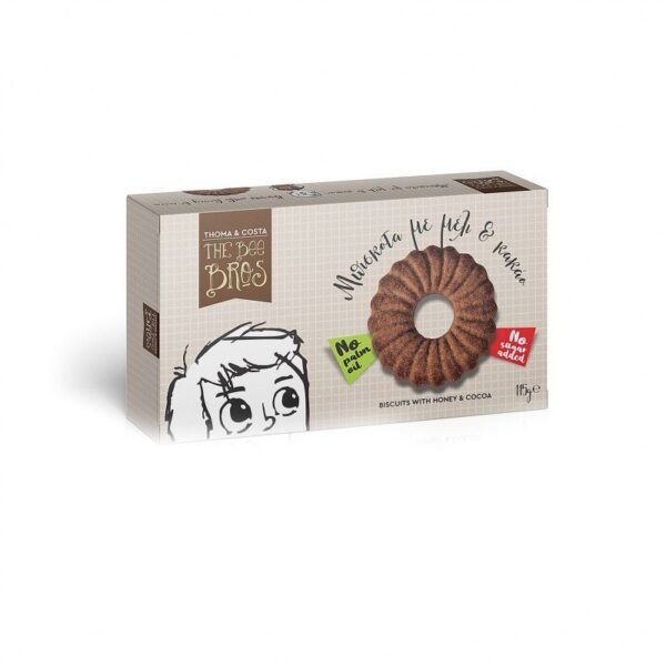 Μπισκότα με μέλι και κακάο 115gr