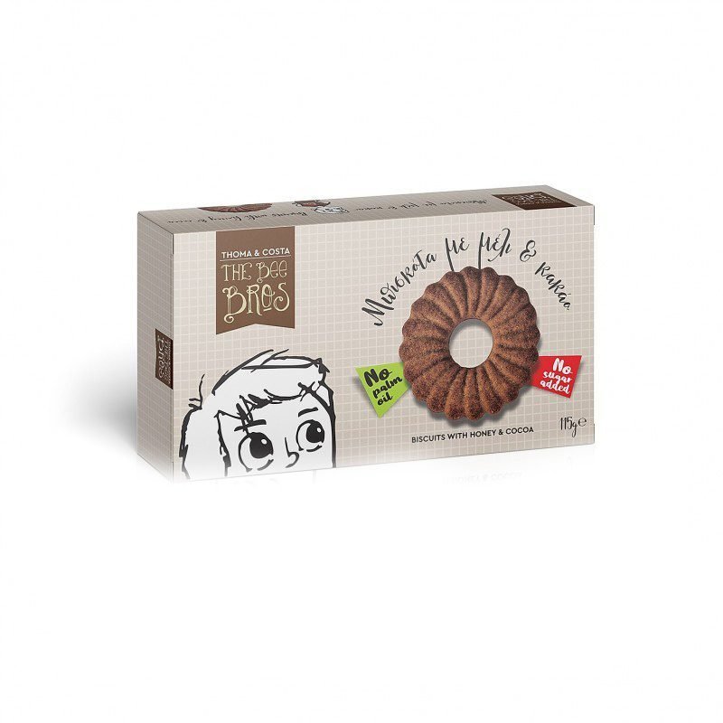5214000075998 Μπισκότα με μέλι και κακάο 115gr - Image 1
