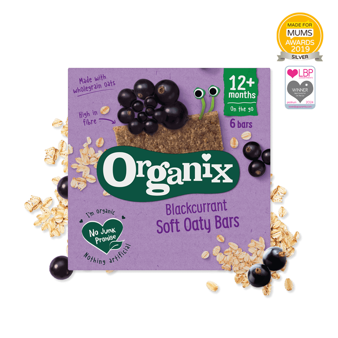 9_Banner---Organix-Baby_Soft-Oaty-Bars_Blackcurrant_12Months_Static-Image-Website_1080px-by-1080px_2023_1 Organix Green Bay Μπάρα Soft Oaty Bars με Γεύση Φραγκοστάφυλο 138gr για 12+ μηνών 6τμχ - Image 1