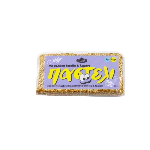 IMG_0587-removebg-preview-1 Emelia Παστέλι Μελάσα Emelia & Λεμόνι 50gr - Image 1