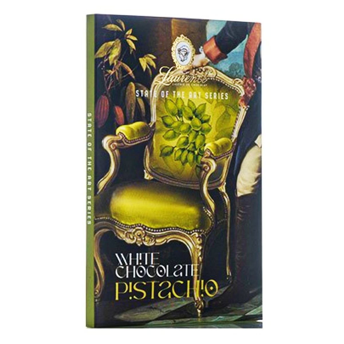 Laurence Galerie de Chocolat State Of The Art Series Σοκολάτα Λευκή Φιστίκι 80gr - Image 1