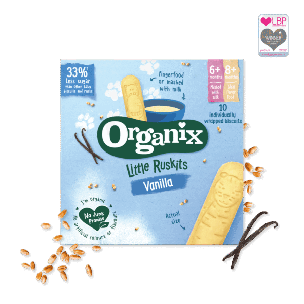 Organix Βιολογικά Βρεφικά Μπισκότα Οδοντοφυΐας (6μ+) 60gr