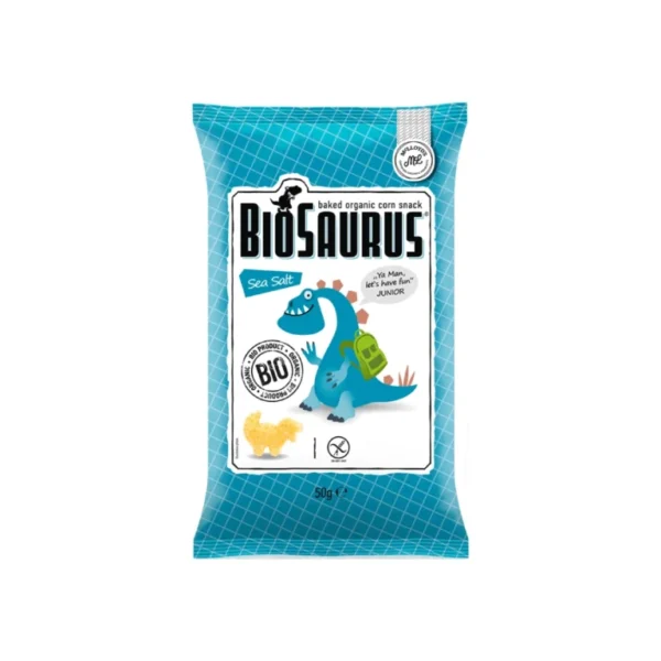 McLloyd's Biosaurus Γαριδάκια με Γεύση Θαλασσινό Αλάτι 50gr (για 12+ μηνών)