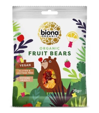 Biona Organic Fruit Bears βιολογικά ζελεδάκια φρούτων 75g