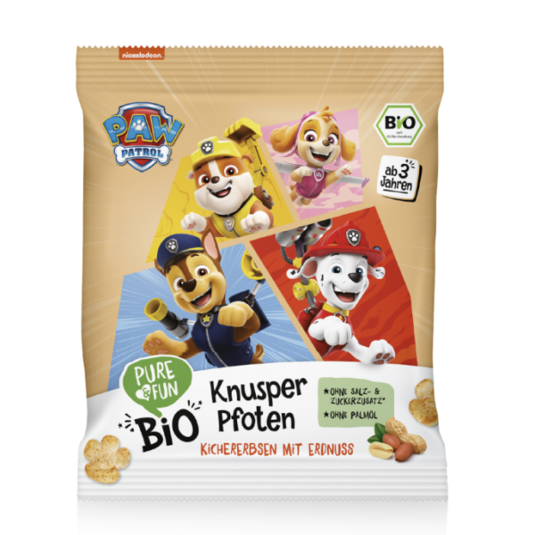 Pure & Fun Σνακ Ντίνκελ Paw Patrol ABC 80g (36+ μηνών)