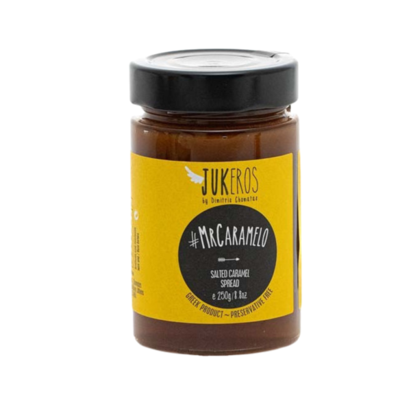 Jukeros Άλειμμα με Καραμέλα Βουτύρου & Θαλασσινό Αλάτι 250gr