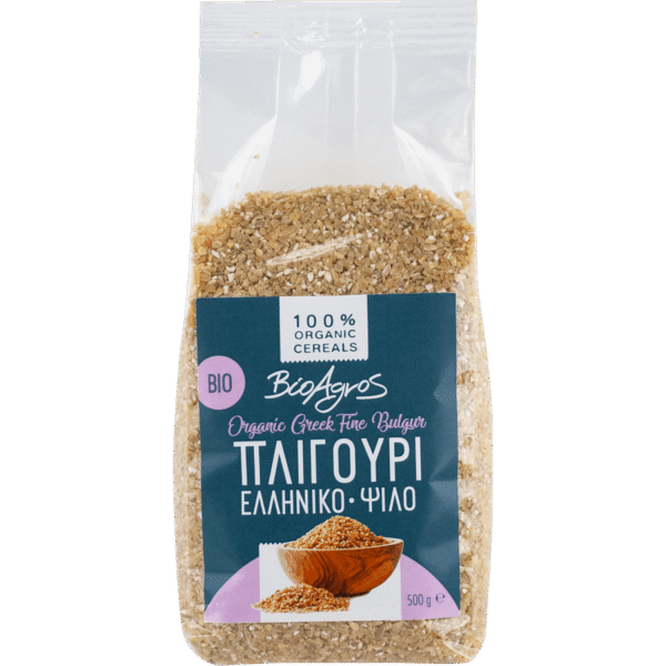 Βιολογικό ελληνικό ψιλό πλιγούρι BioAgros 500g