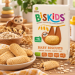 Biskids Bio Παιδικά Μπισκότα με Βρώμη 120g - Image 2