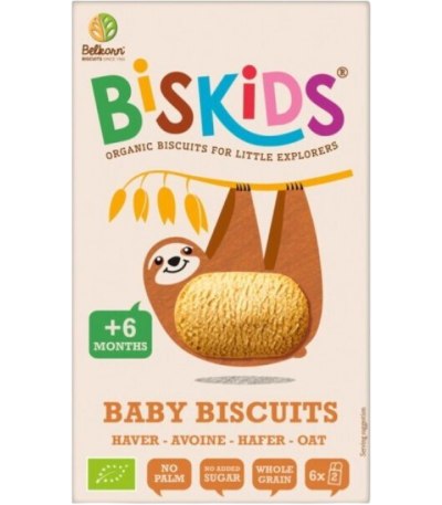 Biskids Bio παιδικά μπισκότα με βρώμη 120g