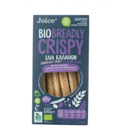 Joice βιολογικά κριτσίνια με ελιά και ρίγανη 120g