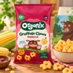 Organix Βιολογικά Πατουσίτσες Καλαμποκιού Gruffalo Barbecue +12 Μηνών 4x15g - Image 2