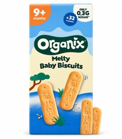Organix Melty Baby Biscuits μπισκότα για μωρά 9 μηνών 32 τεμάχια
