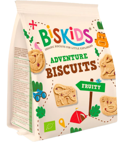 Biskids βιολογικά παιδικά μπισκότα με φρούτα 100g