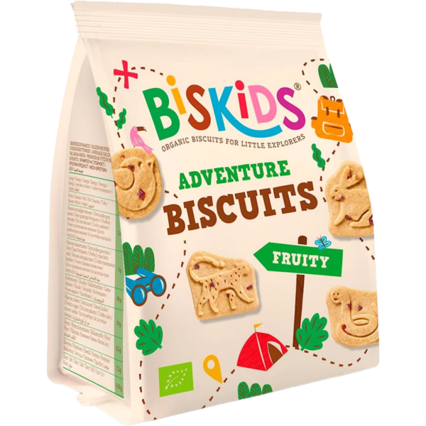 Biskids βιολογικά παιδικά μπισκότα με φρούτα 100g