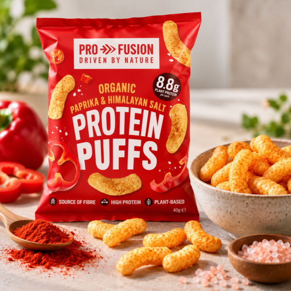 Profusion Protein Puffs φακής με πάπρικα και αλάτι Ιμαλαΐων 40g