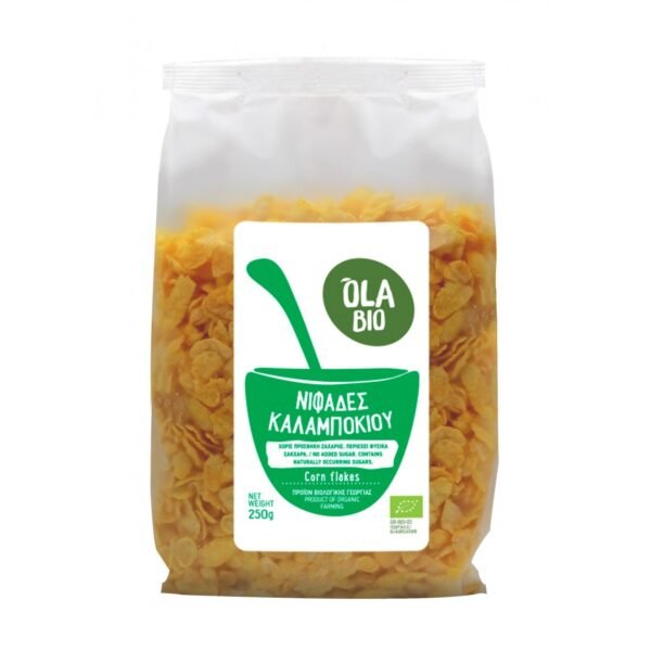 Βιολογικά Corn Flakes OLA BIO χωρίς προσθήκη ζάχαρης 250g